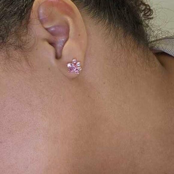 🐾 Paw Print Earrings 🐾 - Picture 5 of 5